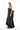 BLACK STRAPLESS DRESS WITH BACK DRAPE marques almeida