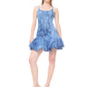 BLUE ACID WASH DENIM SLEEVELESS MINI DRESS MARQUES ALMEIDA