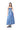 BLUE ACID WASH STRAPLESS CORSET MIDI DRESS marques almeida