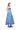 BLUE ACID WASH STRAPLESS CORSET MIDI DRESS marques almeida