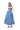 BLUE ACID WASH STRAPLESS CORSET MIDI DRESS marques almeida