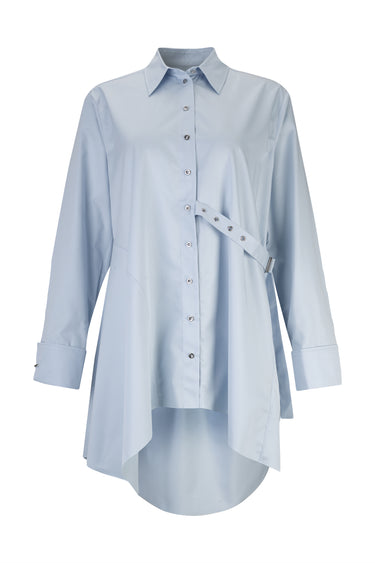 BLUE CINCH BELT SHIRT marques almeida