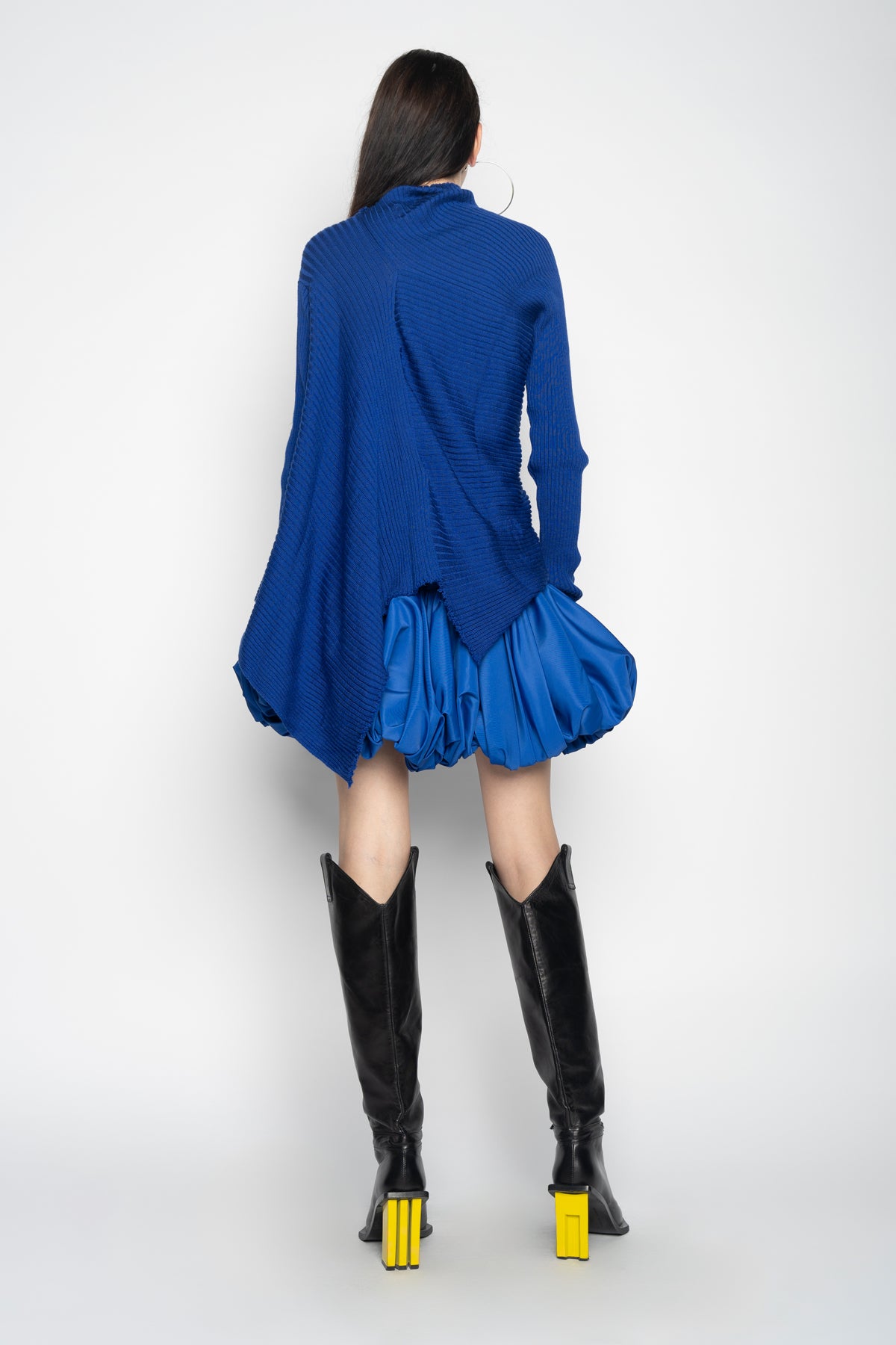 BLUE DRAPED JUMPER marques almeida