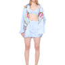 BLUE STRIPED SHIRTING BOXER SHORTS marques almeida