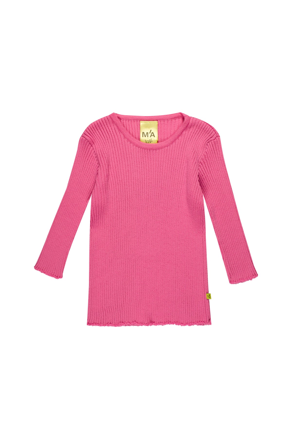 BRIGHT PINK MERINO KNIT JUMPER MAKIDS