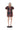 BROWN PRINTED BALLOON SLEEVE DRESS marques almeida