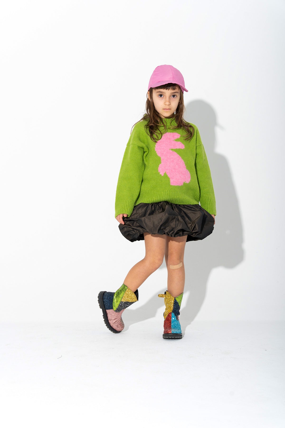 BUNNY CREW NECK KNIT JUMPER ma kids