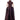 BURGUNDY CAP SLEEVE DRESS WITH LONG PUFF SKIRT marques almeida