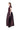 BURGUNDY CAP SLEEVE DRESS WITH LONG PUFF SKIRT marques almeida