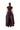 BURGUNDY CAP SLEEVE DRESS WITH LONG PUFF SKIRT marques almeida
