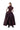 BURGUNDY CAP SLEEVE DRESS WITH LONG PUFF SKIRT marques almeida