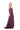 BURGUNDY DOUBLE LAYERED STRAPPY LONG DRESS marques almeida