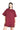 BURGUNDY DRILL T-SHIRT DRESS MARQUES ALMEIDA