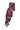 BURGUNDY MIKADO DRAPED STRAPELESS TOP marques-almeida
