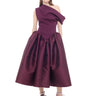 BURGUNDY OFF SHOULDER PRINCESS DRESS marques almeida