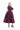 BURGUNDY OFF SHOULDER PRINCESS DRESS marques almeida