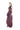 BURGUNDY OVERDYED DENIM BOW BOYFRIEND TROUSERS marques almeida