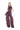 BURGUNDY OVERDYED DENIM BOW BOYFRIEND TROUSERS marques almeida