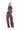 BURGUNDY OVERDYED DENIM BOYFRIEND TROUSERS marques almeida