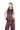 BURGUNDY OVERDYE DENIM IRREGULAR SEAMS TOP marques almeida