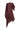 BURGUNDY SCARF DRAPE FLOWY MIDI DRESS marques almeida