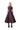 BURGUNDY SLEEVELESS DRESS WITH EMBELLISHMENT marques almeida