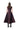 BURGUNDY SLEEVELESS DRESS WITH EMBELLISHMENT marques almeida