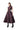 BURGUNDY SLEEVELESS DRESS WITH EMBELLISHMENT marques almeida