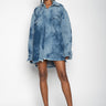 BLUE TIE DYE DENIM OVERSHIRT MARQUES ALMEIDA