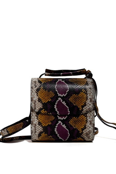 CLASSIC M'A BAG IN SNAKE PRINT LEATHER - Main Image
