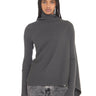 DARK GREY MERINO DRAPED JUMPER marques almeida