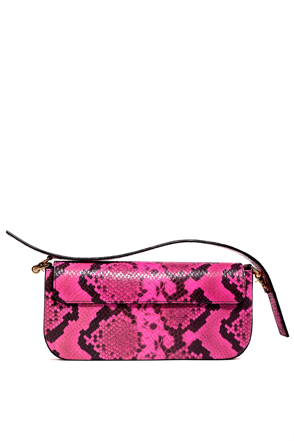 PINK SNAKE PRINT CLUTCH BAG MARQUES ALMEIDA