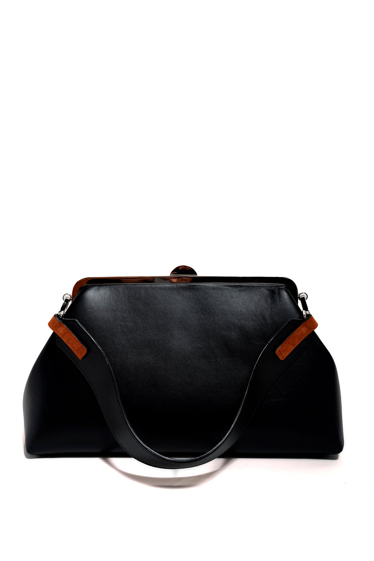 SUEDE AND NAPA LEATHER LARGE HANDBAG marques almeida