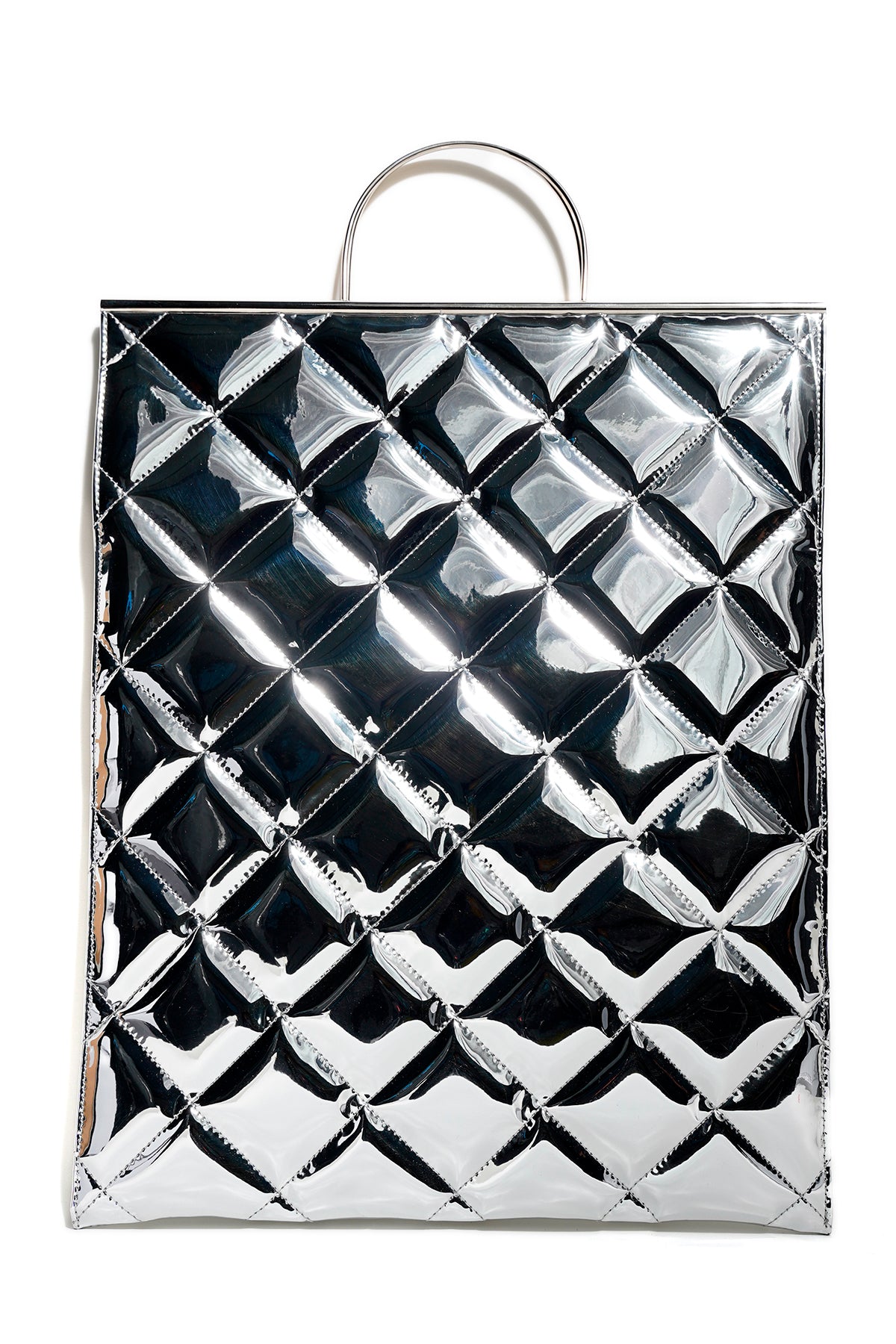 Marques'Almeida Oversized Thick Chain Bag in Black