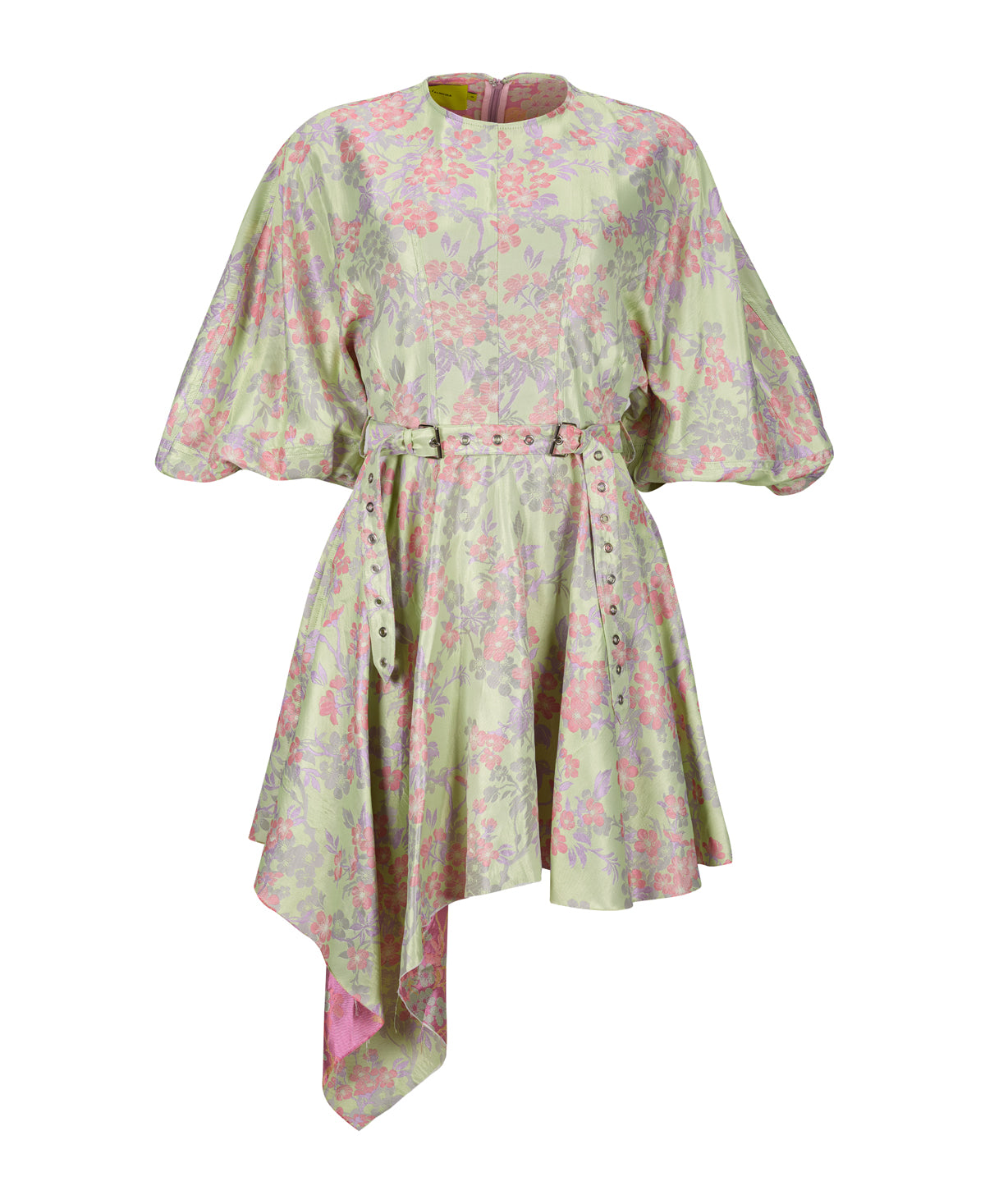 FLOWER BROCADE BALLOON SLEEVE DRESS marques almeida