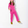 BRIGHT PINK MERINO KNIT TROUSERS MA KIDS