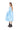 LIGHT BLUE MIDI DRESS WITH TANK TOP SCOOPED marques almeida