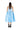 LIGHT BLUE MIDI DRESS WITH TANK TOP SCOOPED marques almeida