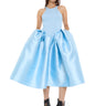 LIGHT BLUE MIDI DRESS WITH TANK TOP SCOOPED marques almeida