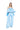 LIGHT BLUE MIKADO BOYFRIEND TROUSERS