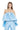 LIGHT BLUE MIKADO STRAPLESS PLEATED PUFF TOP marques almeida