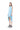 LIGHT BLUE PLEATED MIKADO HALTERNECK MINI DRESS marques-almeida