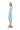 LIGHT BLUE PLEATED MIKADO HALTERNECK MINI DRESS marques-almeida