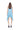 LIGHT BLUE PLEATED MIKADO HALTERNECK MINI DRESS marques-almeida