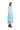 LIGHT BLUE PLEATED MIKADO HALTERNECK TOP marques almeida