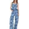 LIGHT BLUE SEQUIN EMBROIDERED BOYFRIEND TROUSERS marques almeida