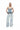 LIGHT BLUE SHREDDED DENIM BOYFRIEND TROUSERS marques almeida