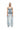 LIGHT BLUE SHREDDED DENIM BOYFRIEND TROUSERS marques almeida