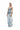 LIGHT BLUE SHREDDED DENIM BOYFRIEND TROUSERS marques almeida