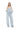 LIGHT BLUE TEXTURED BROCADE BOYFRIEND TROUSERS marques almeida